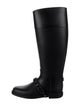 Givenchy Rubber Chain-Link Accents Rain Boots