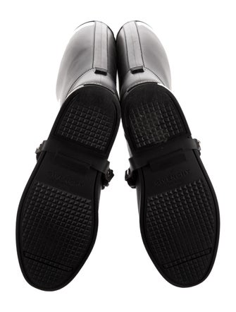 Givenchy Rubber Chain-Link Accents Rain Boots