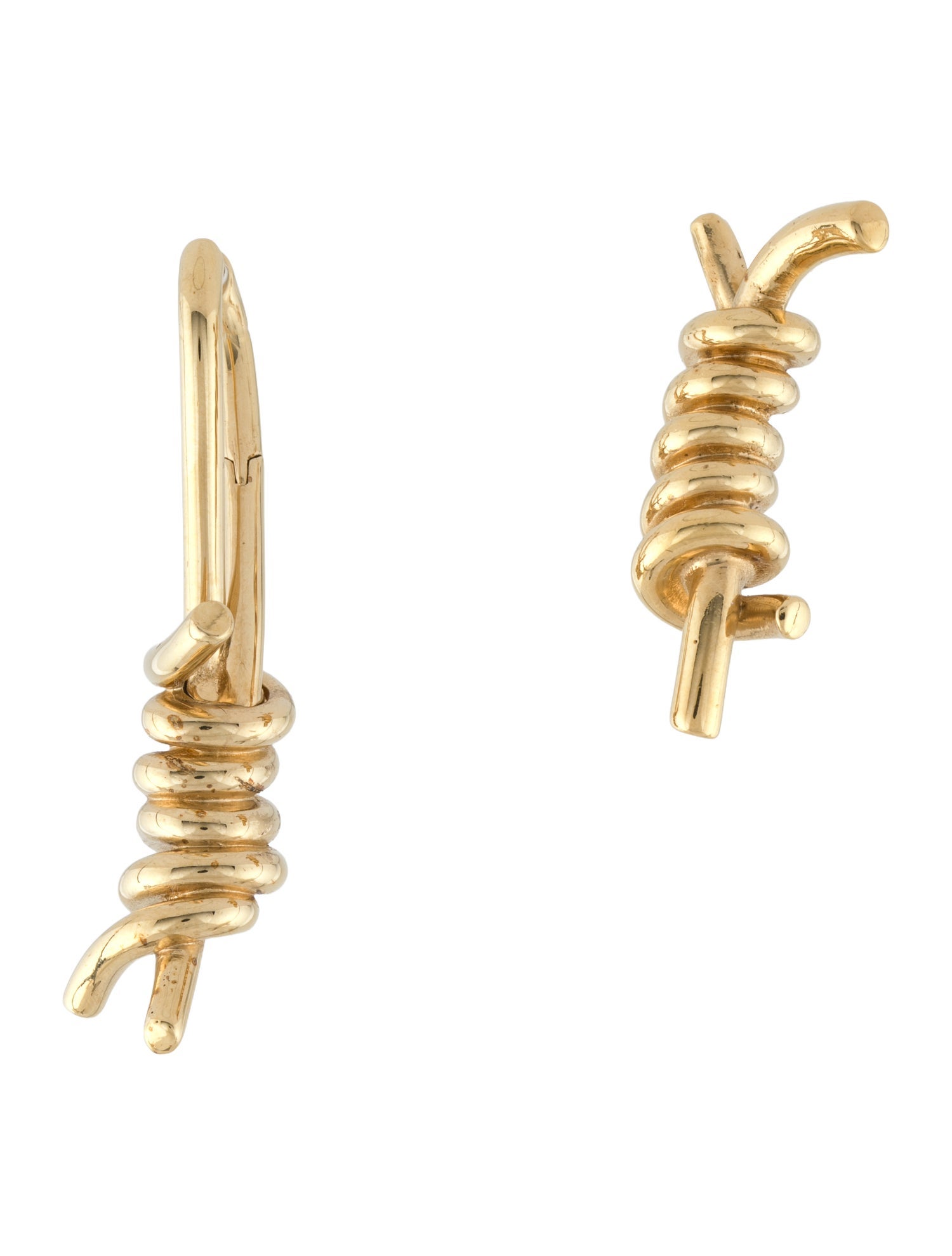 Givenchy Mismatch Twisted Drop Earrings