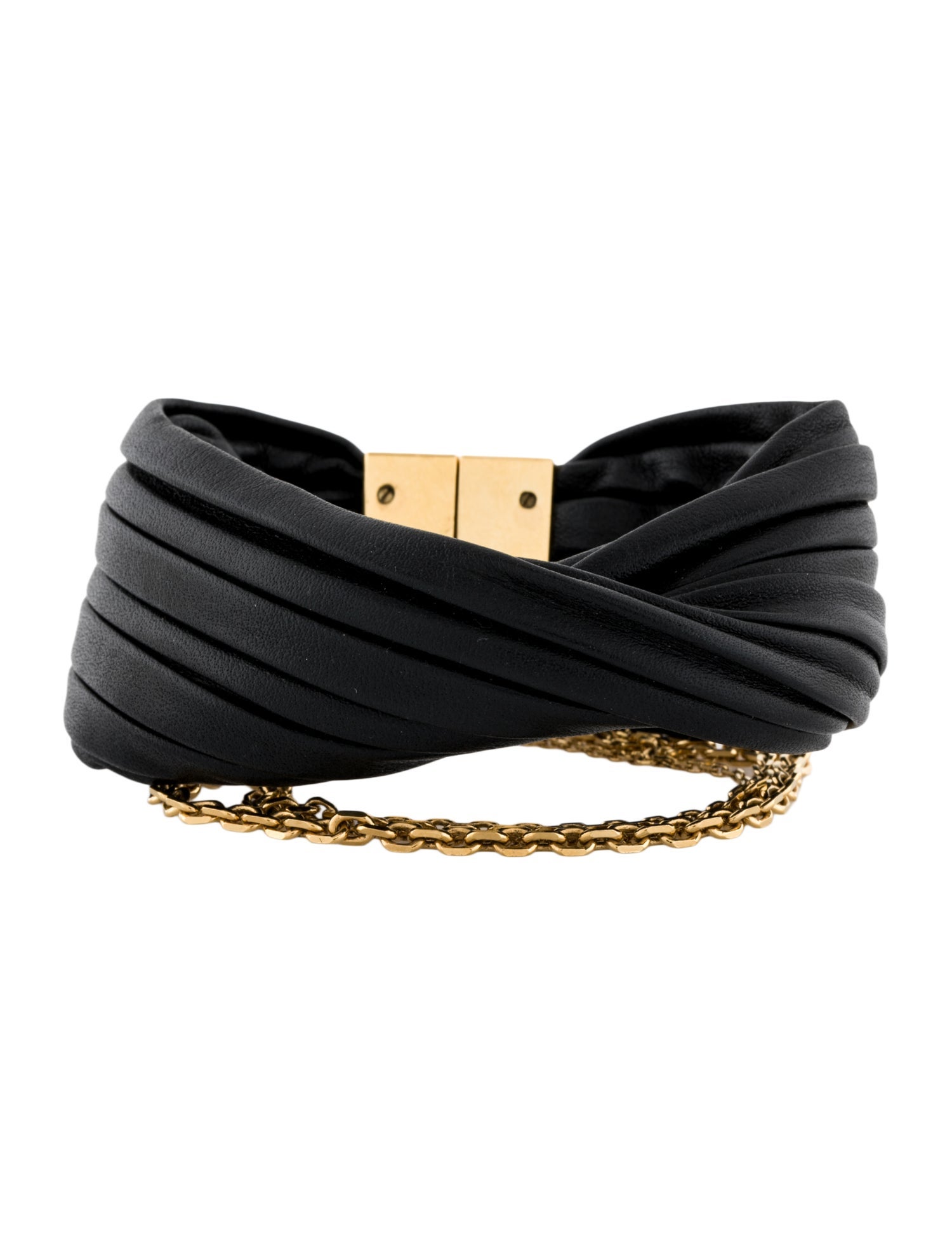 Givenchy Leather Bangle Bracelet