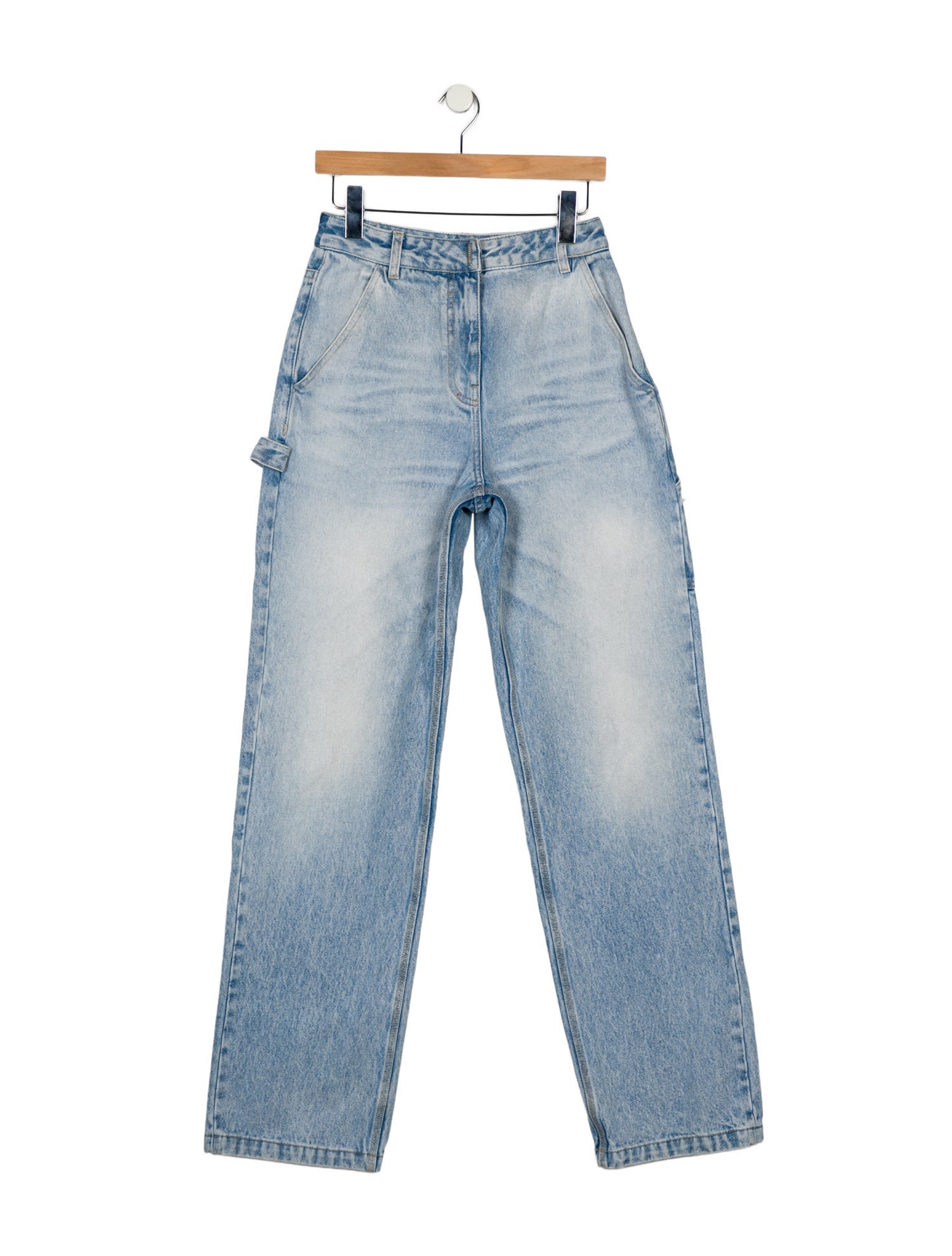 Givenchy High-Rise Wide Leg Jeans