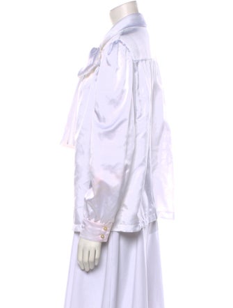 Givenchy Long Sleeve Button-Up Top