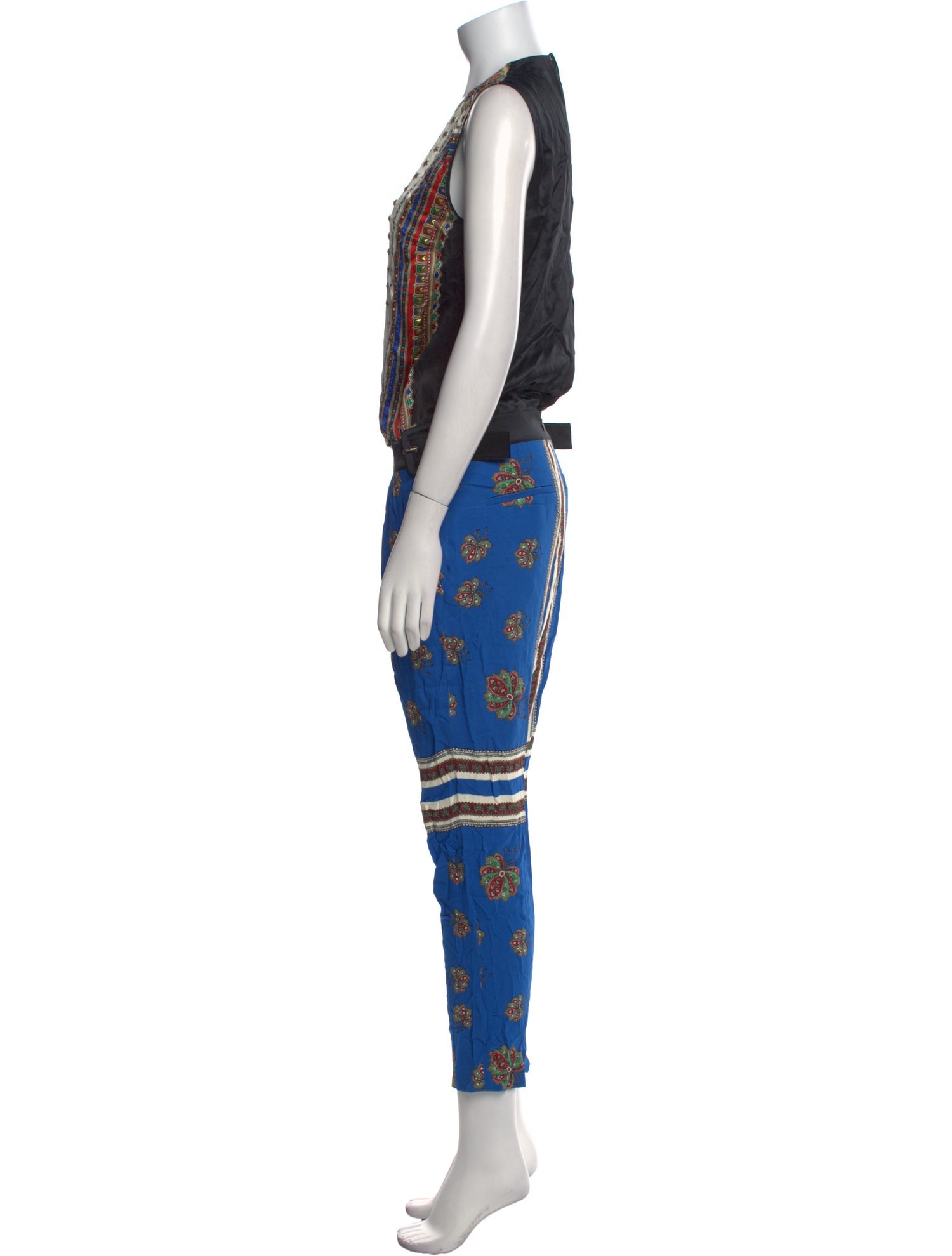 Givenchy Silk Printed Jumpsuit