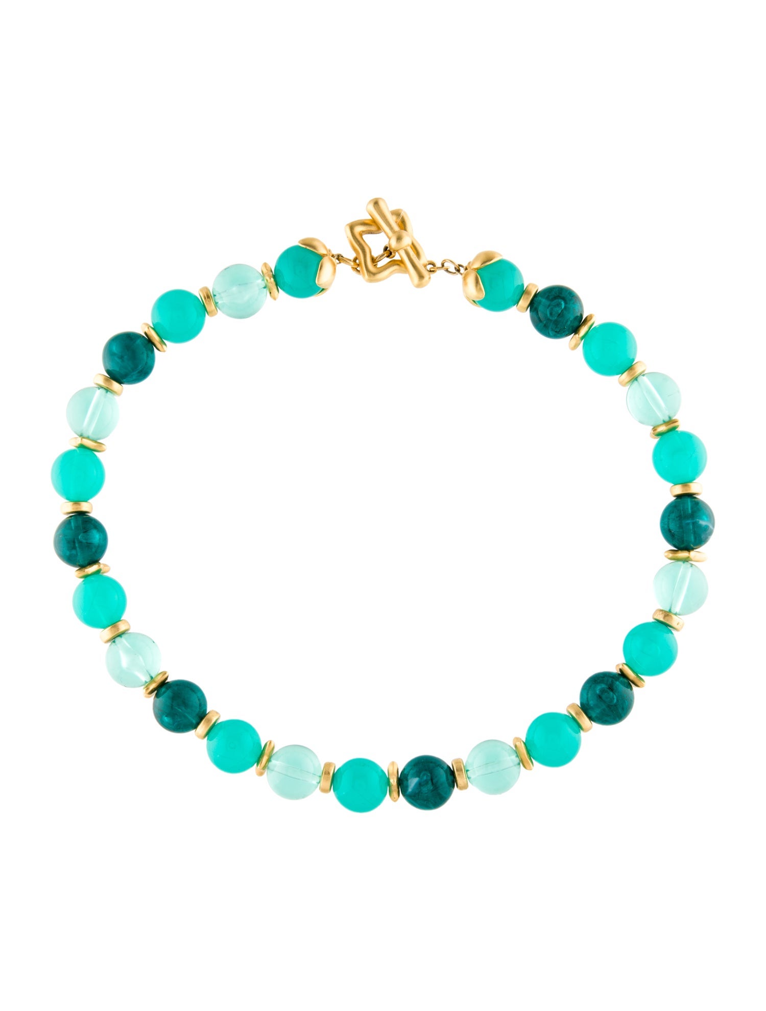 Givenchy Vintage Resin Beaded Necklace