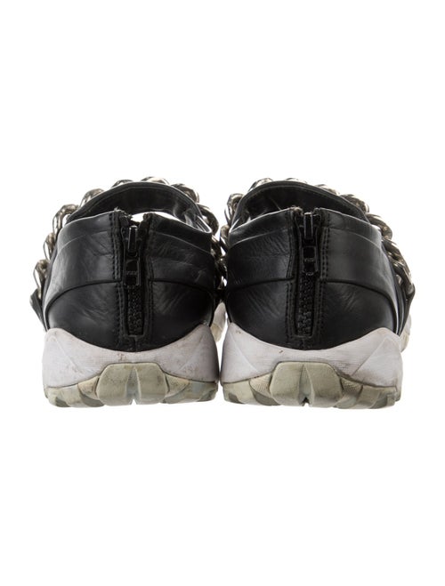 Givenchy Leather Chain-Link Accents Sandals