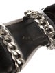 Givenchy Leather Chain-Link Accents Sandals