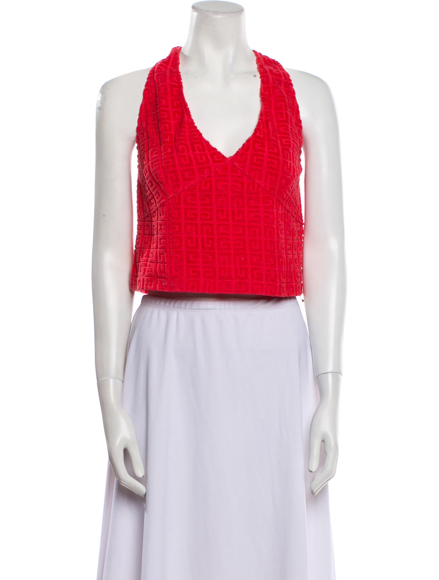 Givenchy Halterneck Sleeveless Crop Top