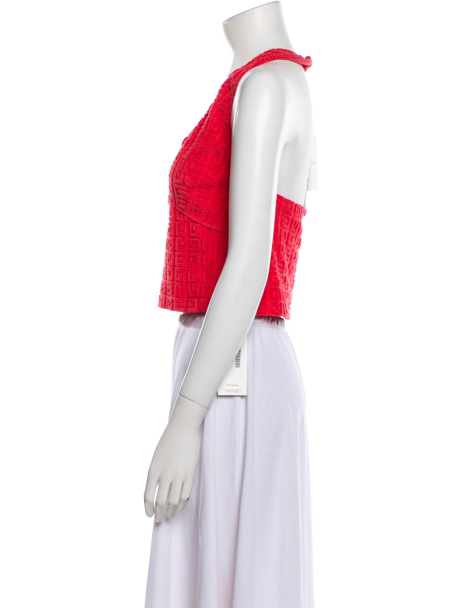 Givenchy Halterneck Sleeveless Crop Top