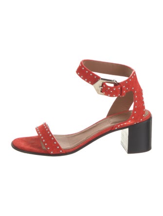Givenchy Suede Studded Accents Sandals