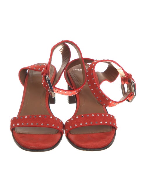 Givenchy Suede Studded Accents Sandals
