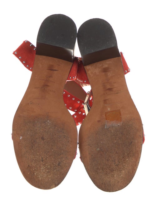 Givenchy Suede Studded Accents Sandals