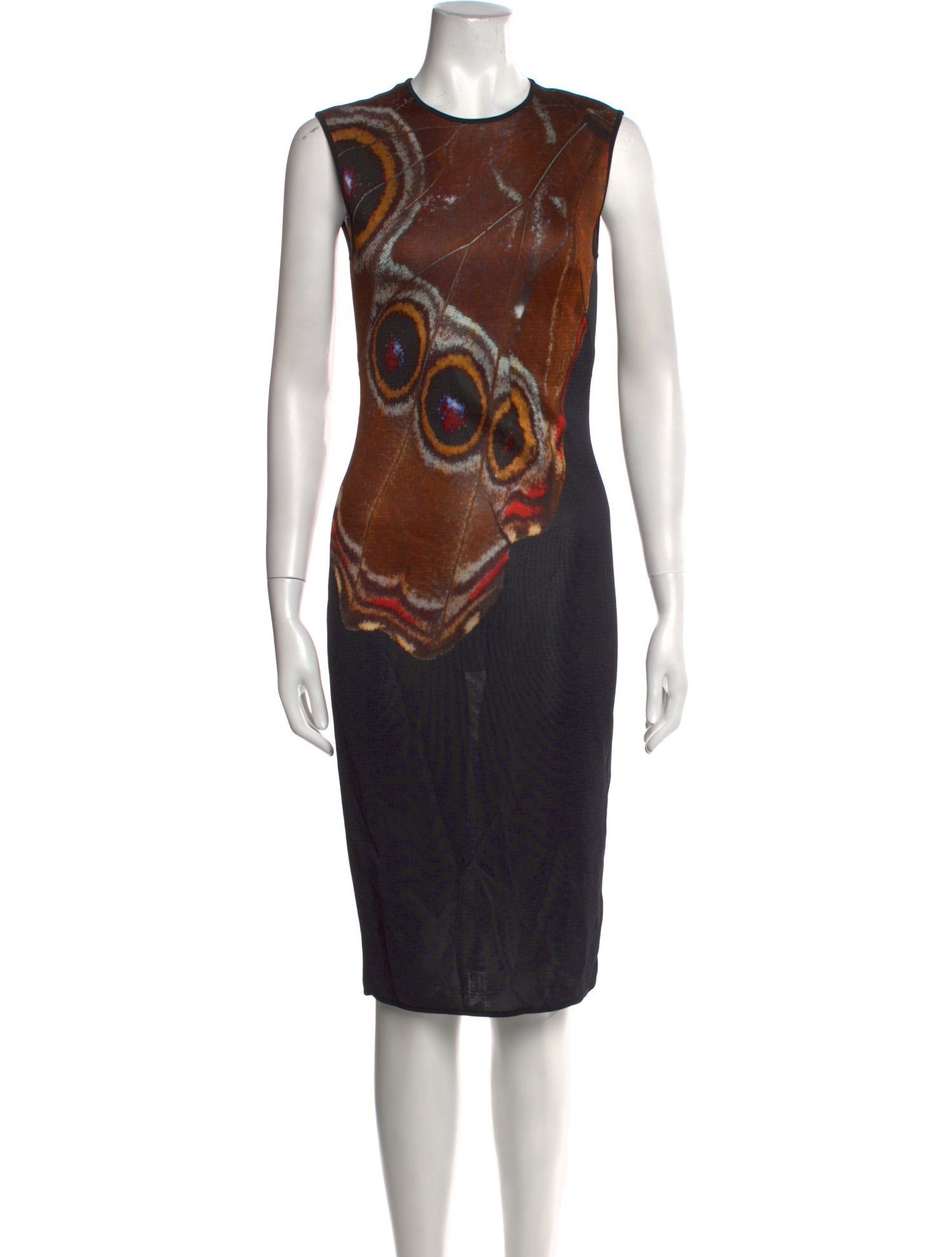 Givenchy Graphic Print Midi Length Dress