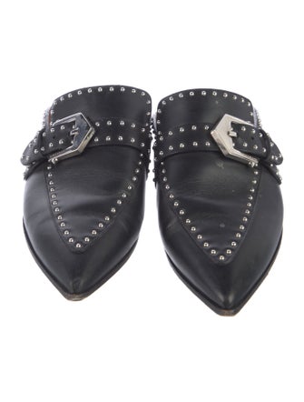 Givenchy Leather Studded Accents Slides