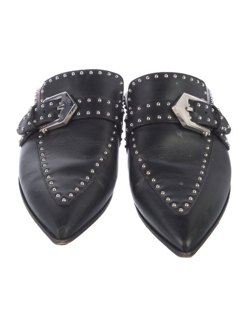 Givenchy Leather Studded Accents Slides