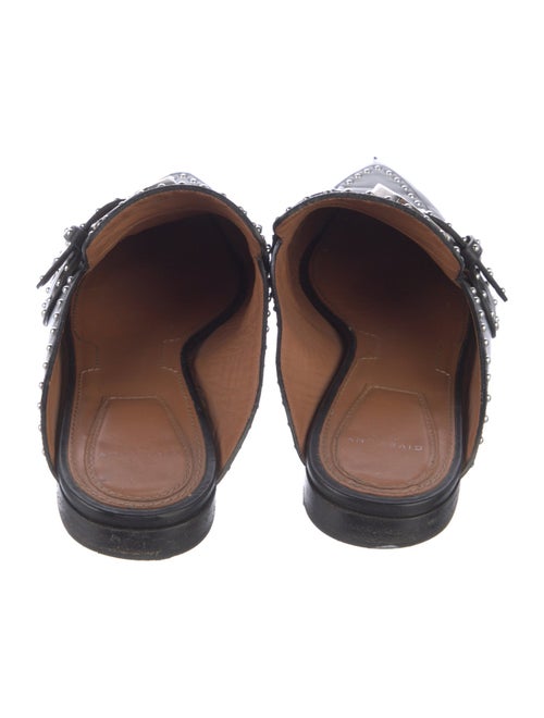 Givenchy Leather Studded Accents Slides