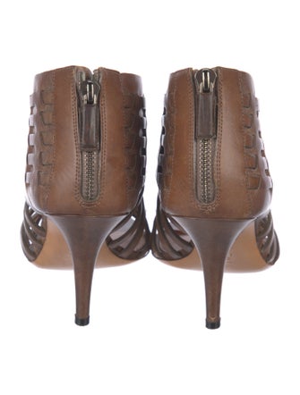 Givenchy Leather Braided Accents Sandals