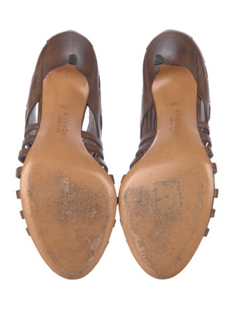 Givenchy Leather Braided Accents Sandals