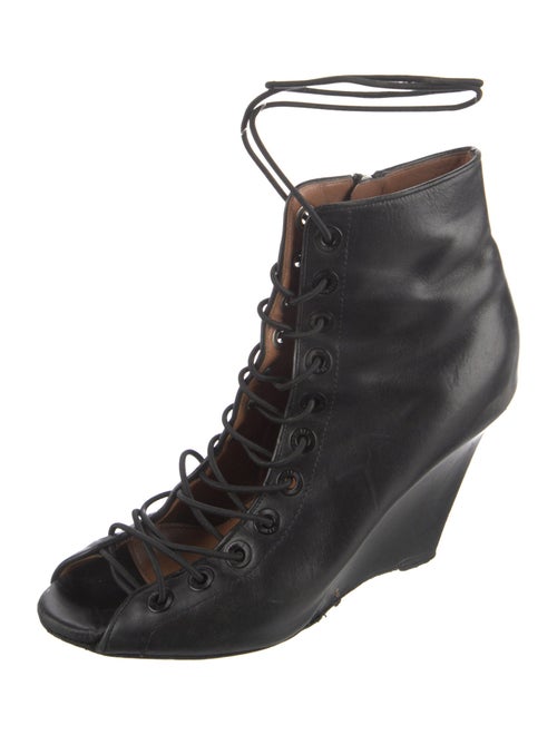 Givenchy Leather Cutout Accent Gladiator Sandals