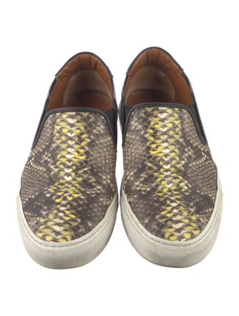 Givenchy Leather Animal Print Sneakers