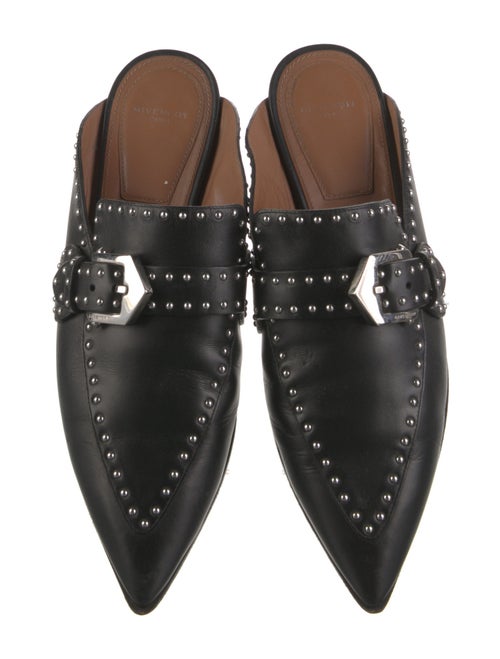 Givenchy Leather Studded Accents Mules