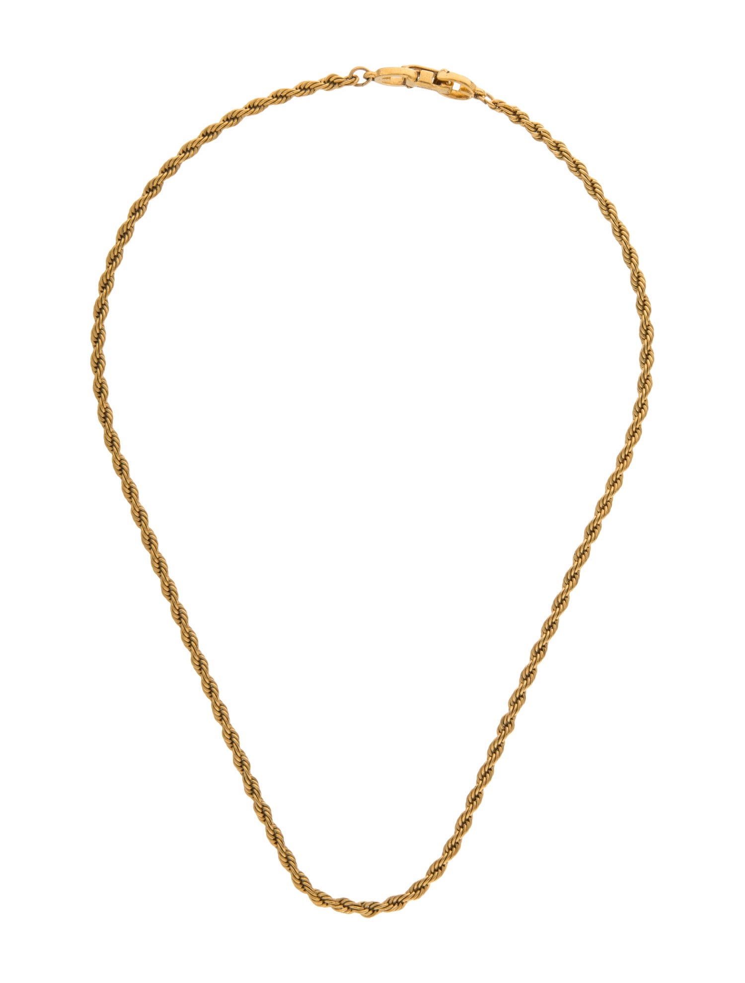Givenchy Vintage Rope Chain Necklace