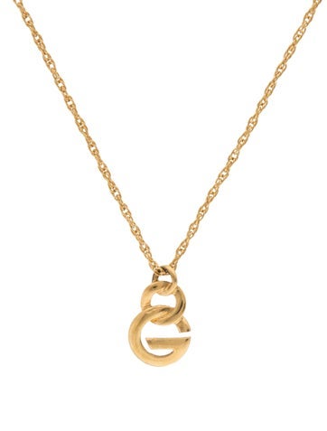 Givenchy Pendant Necklace Vintage G