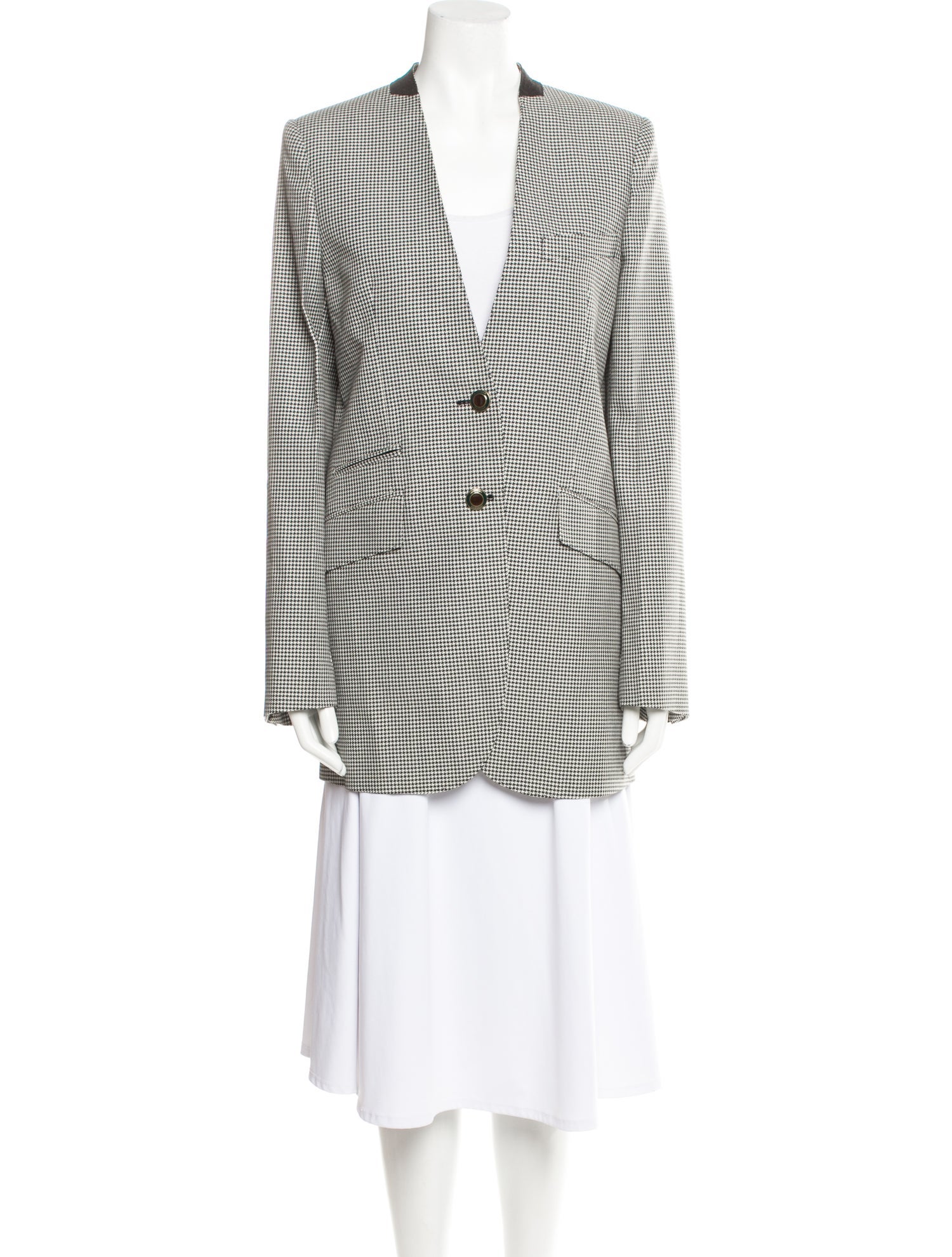 Givenchy Houndstooth Print Blazer