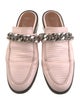 Givenchy Leather Chain-Link Accents Mules