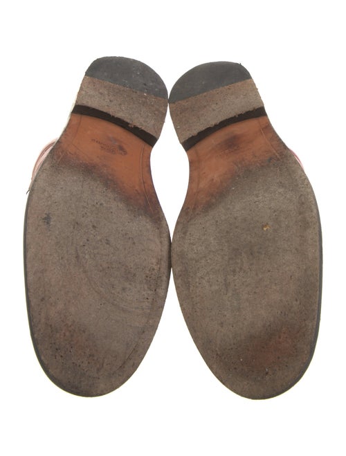 Givenchy Leather Chain-Link Accents Mules