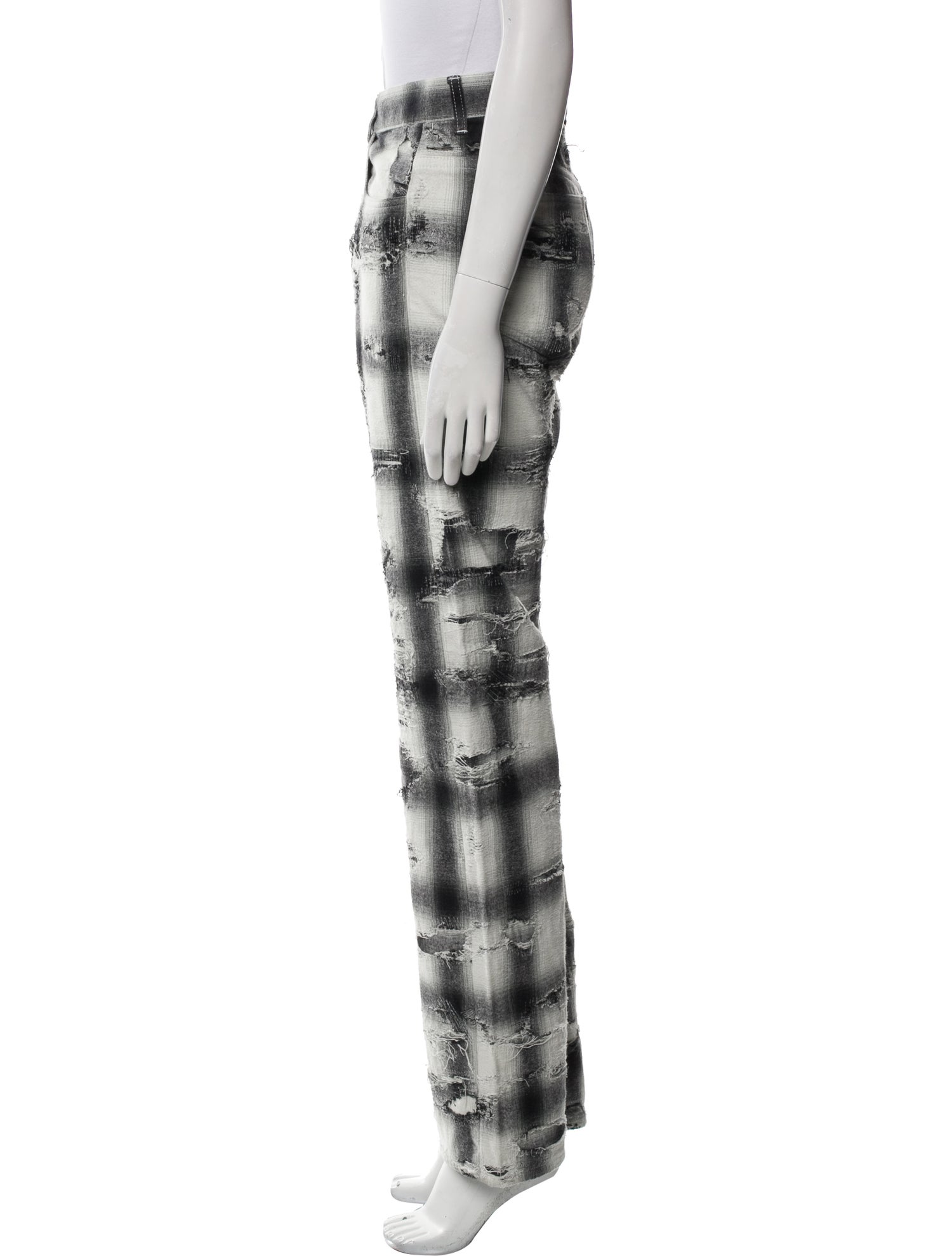 Givenchy Plaid Print Joggers