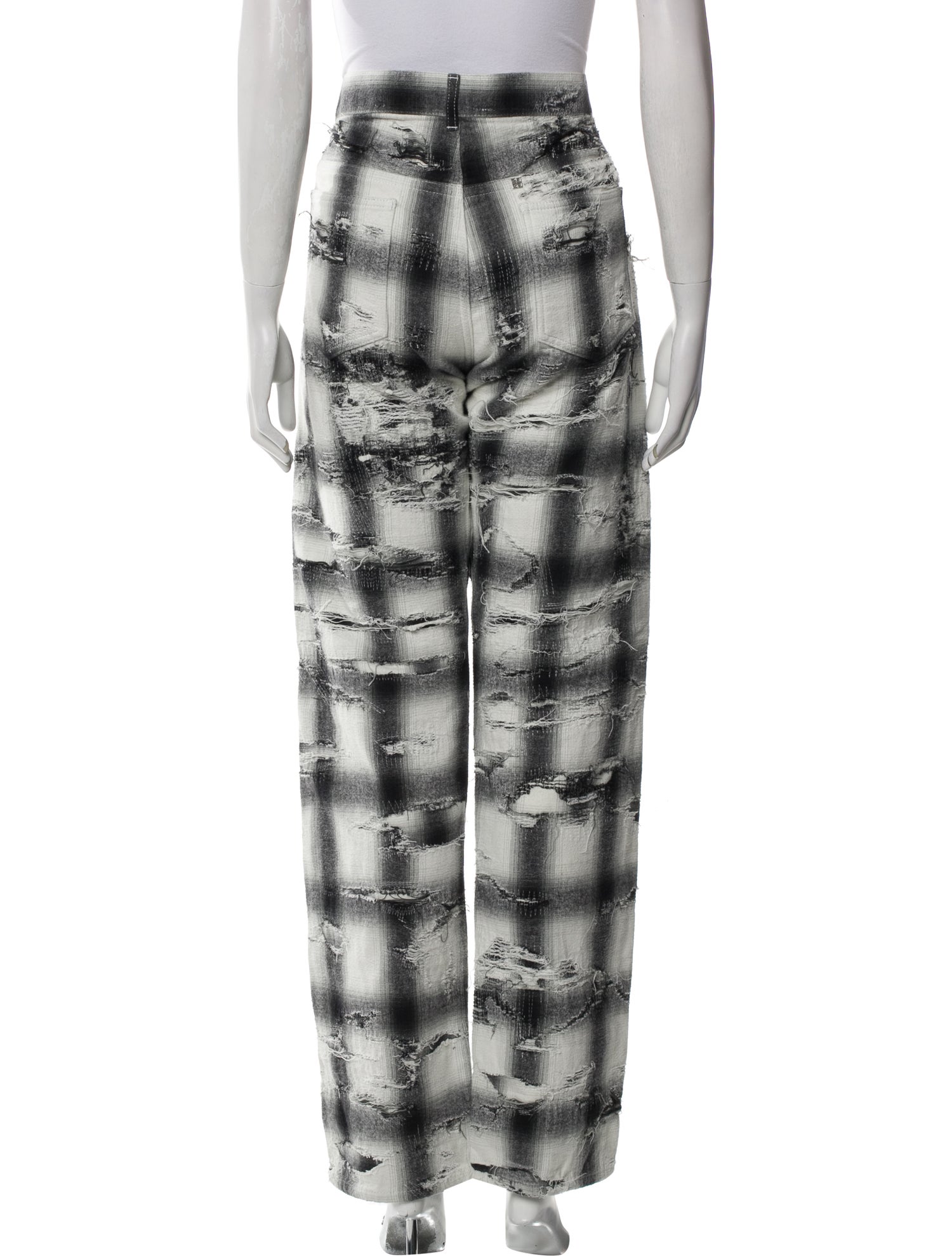 Givenchy Plaid Print Joggers