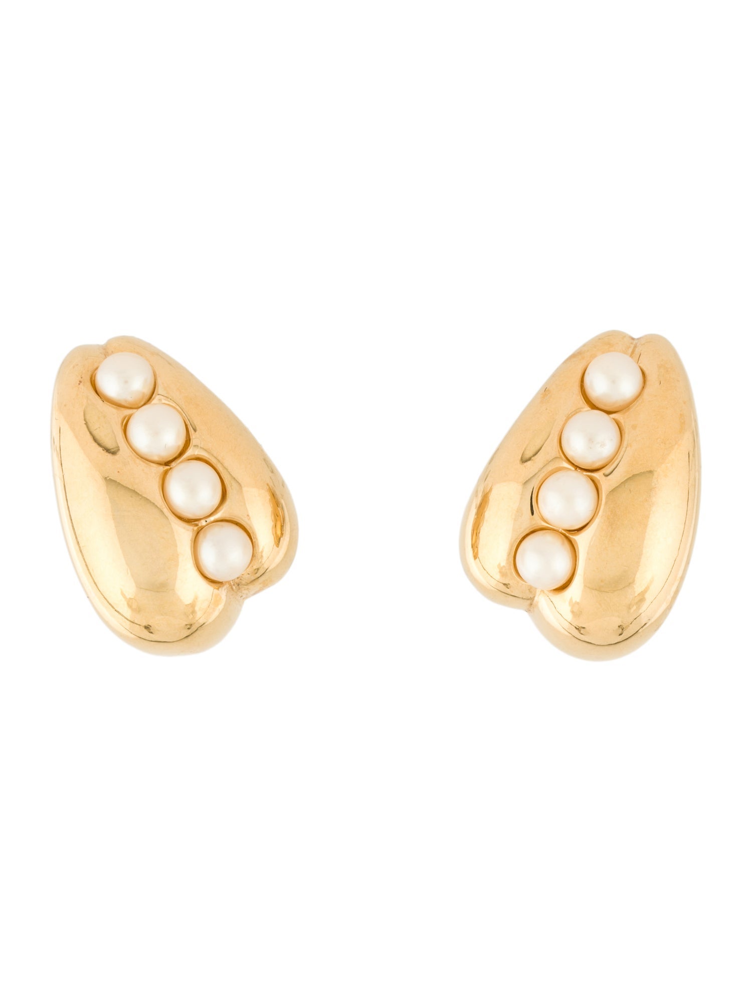 Givenchy Faux Pearl Clip-On Earrings