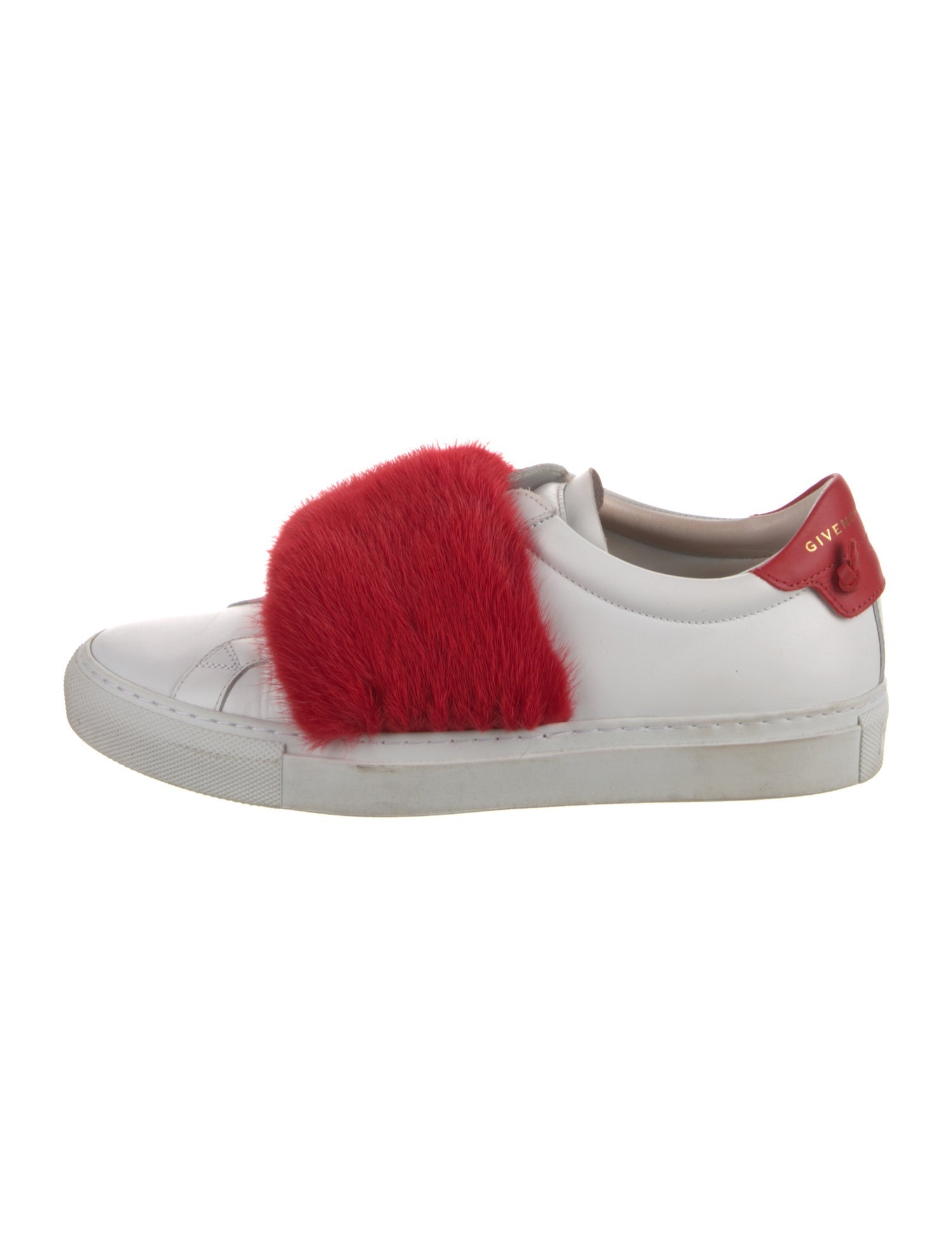 Givenchy Leather Colorblock Pattern Sneakers