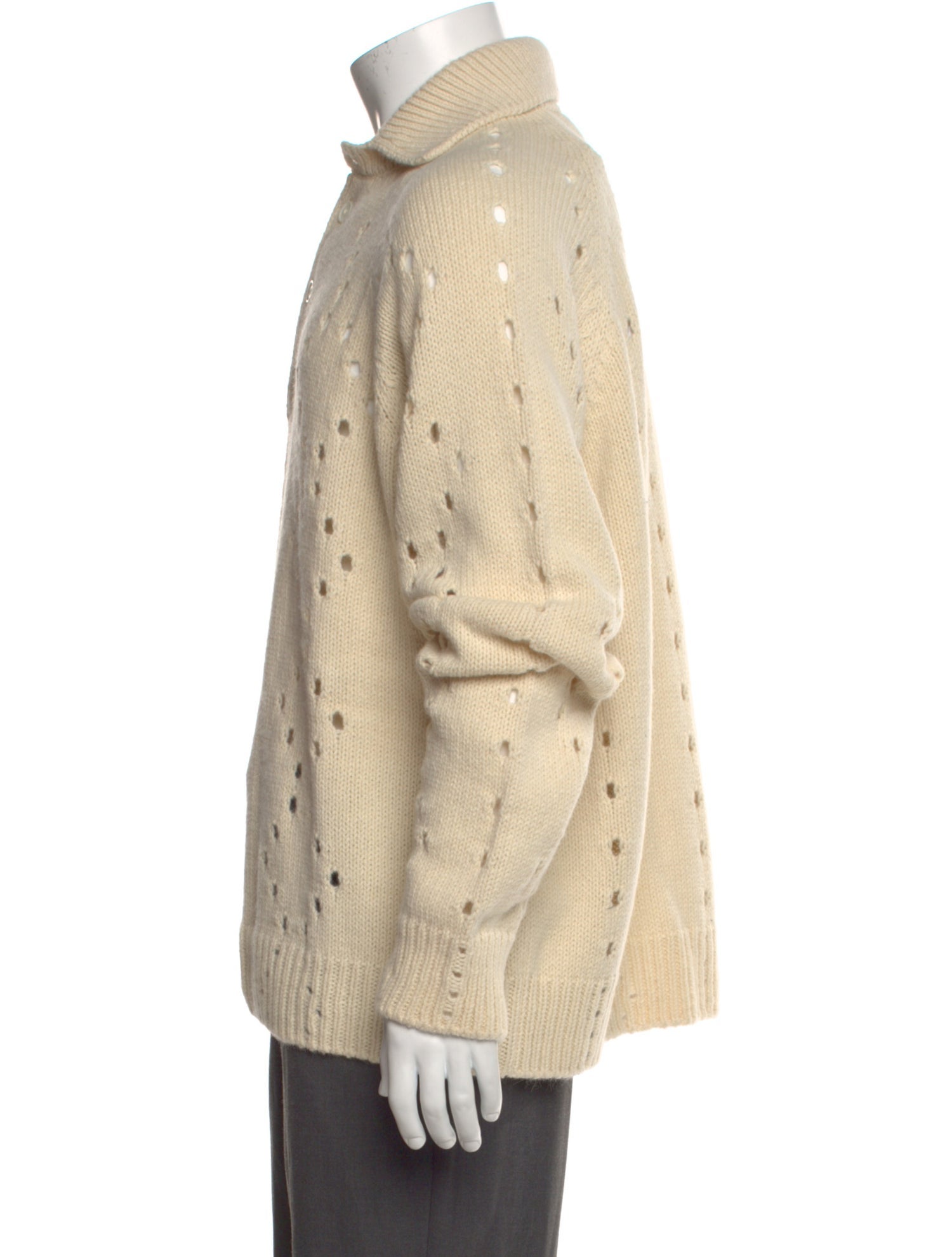 Givenchy Collar Long Sleeve Polo Sweater w/ Tags