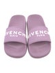 Givenchy Rubber Printed Slides