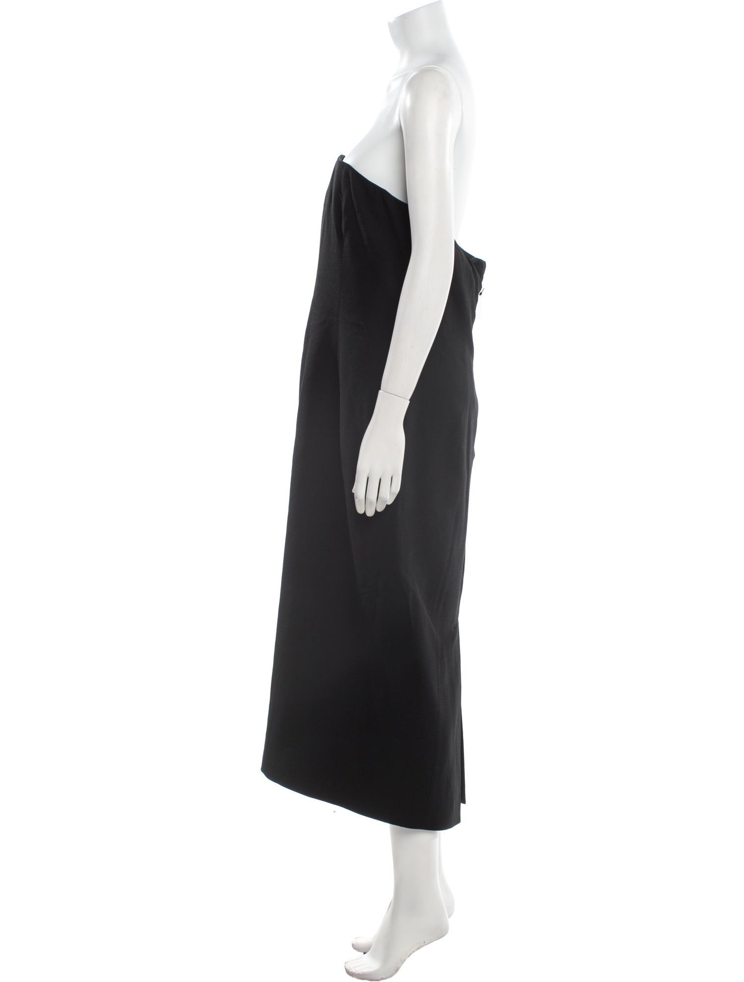 Givenchy Strapless Knee-Length Dress