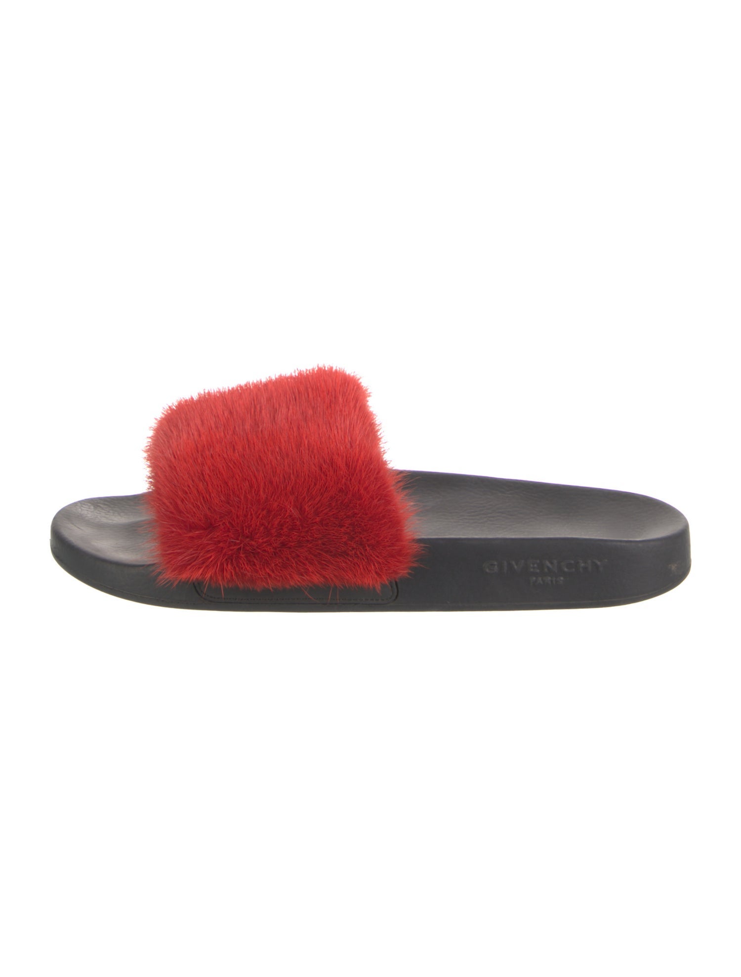 Givenchy Fur Slides