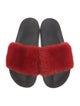 Givenchy Fur Slides