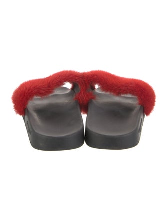 Givenchy Fur Slides