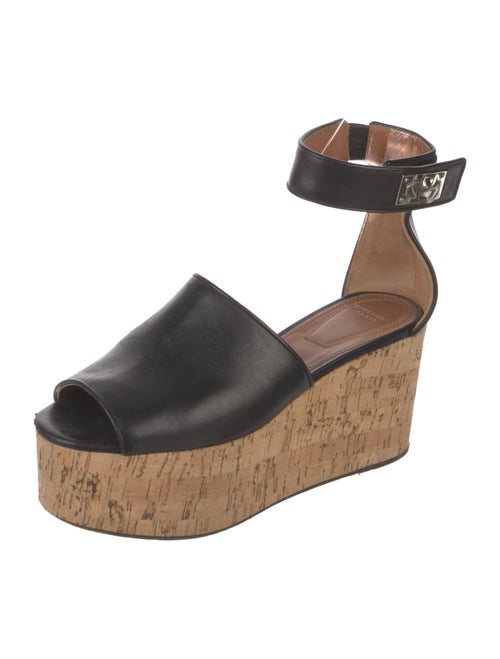 Givenchy Leather Chain-Link Accents Sandals