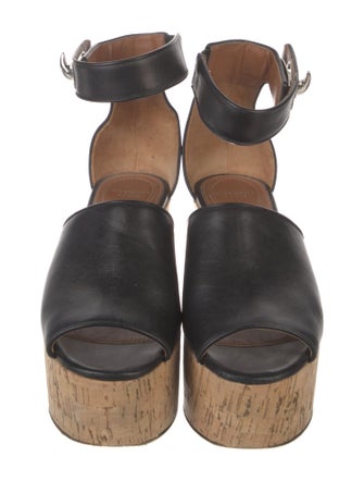 Givenchy Leather Chain-Link Accents Sandals