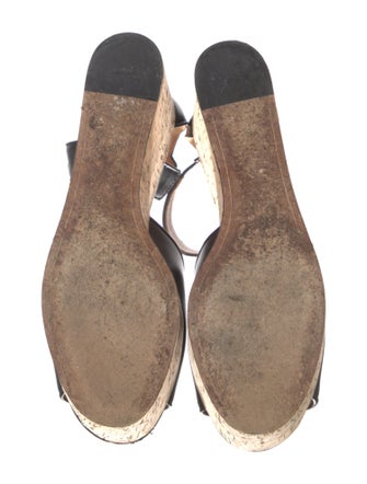 Givenchy Leather Chain-Link Accents Sandals