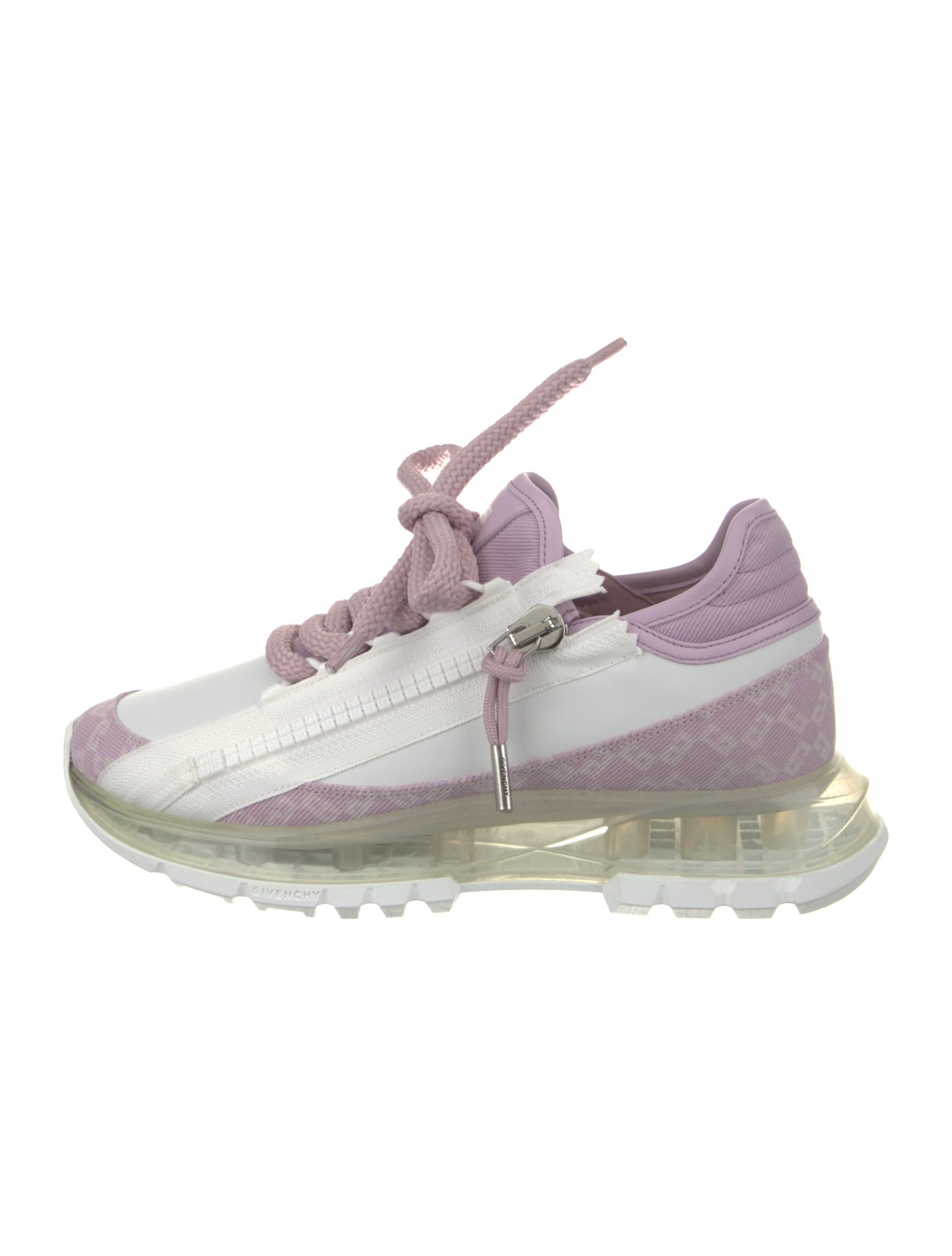 Givenchy Canvas Leather Trim Embellishment Athletic Sneakers