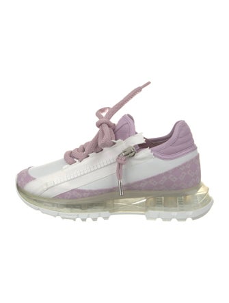 Givenchy Canvas Leather Trim Embellishment Athletic Sneakers