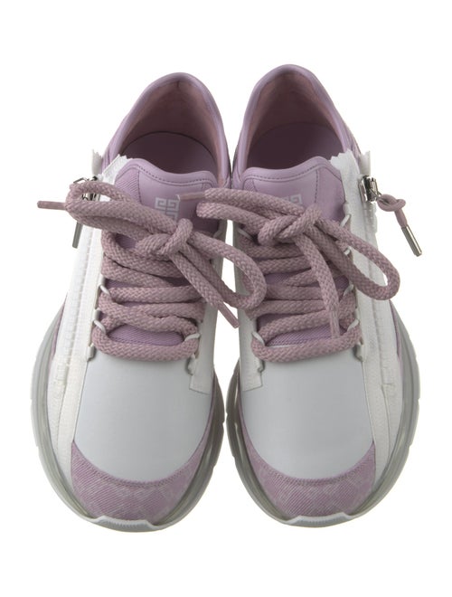 Givenchy Canvas Leather Trim Embellishment Athletic Sneakers