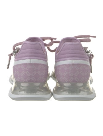 Givenchy Canvas Leather Trim Embellishment Athletic Sneakers