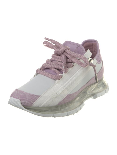 Givenchy Canvas Leather Trim Embellishment Athletic Sneakers