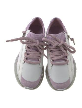 Givenchy Canvas Leather Trim Embellishment Athletic Sneakers