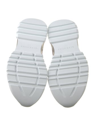 Givenchy Canvas Leather Trim Embellishment Athletic Sneakers