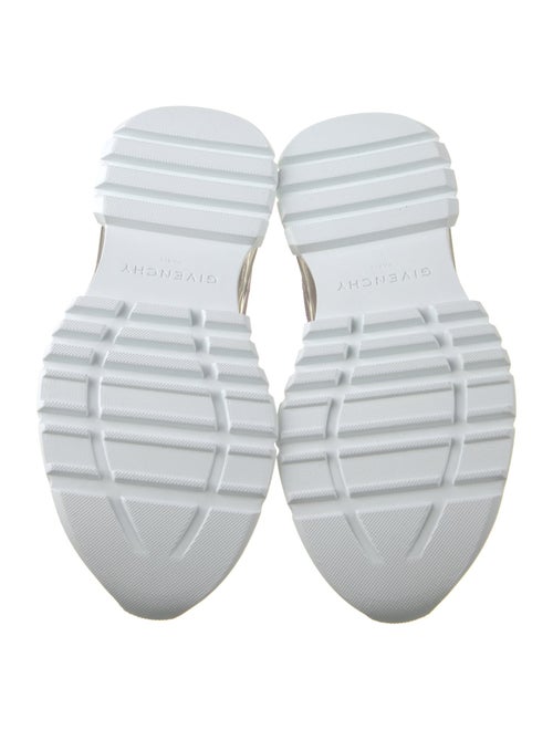 Givenchy Canvas Leather Trim Embellishment Athletic Sneakers